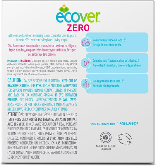 Ecover Automatic Dishwashing Tablets Zero, 25 Count, 17.6 Ounce