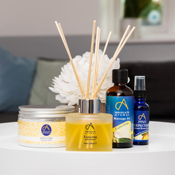 Absolute Aromas Expecting Epsom Salt 575G - Magnesium Sulphate Infused With 100% Pure Neroli, Petitgrain And Tangerine Essential Oils