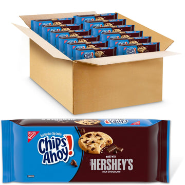 Chips Ahoy! Hershey'S Milk Chocolate Chip Cookies, 12-9.5 Oz Packs