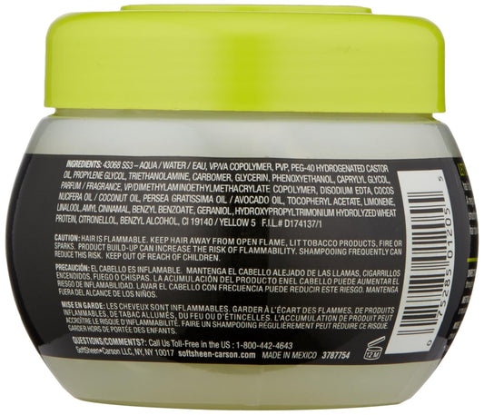 SoftSheen-Carson Let's Jam! Shining and Conditioning Gel by Dark and Lovely, Mega Hold, for all Hair Types, with Coconut Oil and Avocado Oil, No Parabens, No Mineral Oil, 9 oz