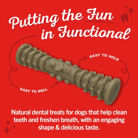 Stella & Chewy'S Dental Delights With Freeze-Dried Chicken - Small Dental Treats For Dogs, Single Serve (Pack Of 4)