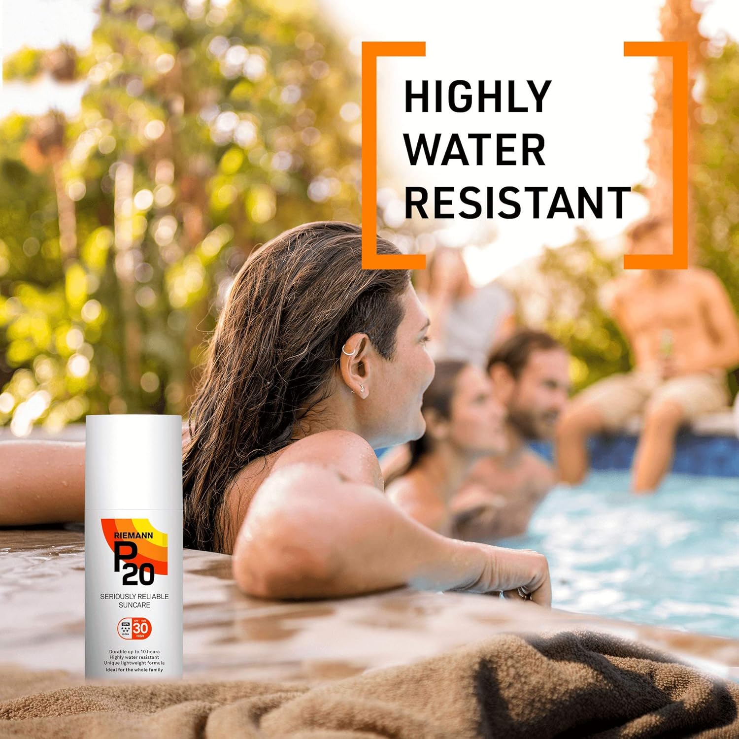 Riemann P20 Sunscreen SPF20 Lotion 200ml | Long Lasting UVA & UVB Protection for up to 10 hours | Highly Water Resistant : Amazon.co.uk: Beauty