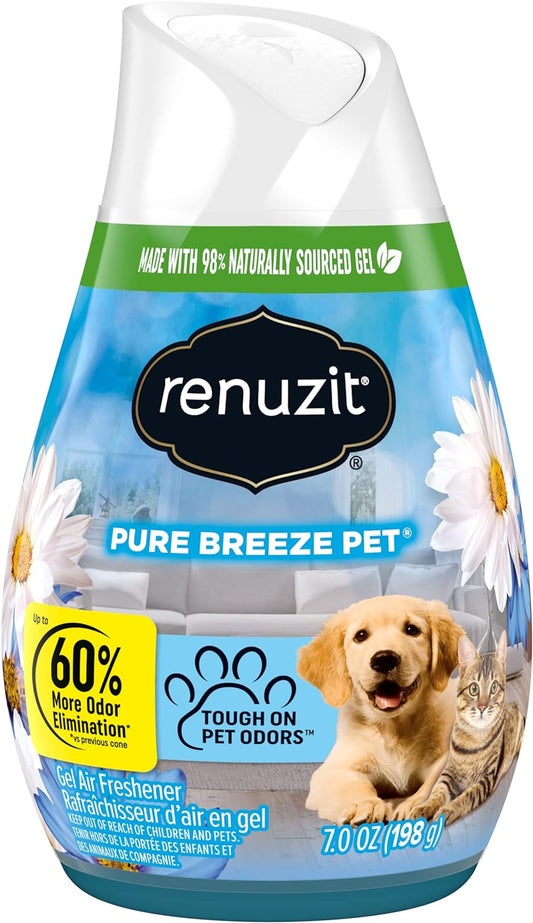 Renuzit Gel Air Freshener, Pure Breeze, 7 Ounce (3 Count)