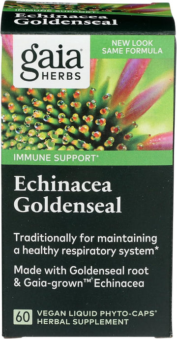 Gaia Herbs Echinacea Goldenseal Liquicaps, 60 CT