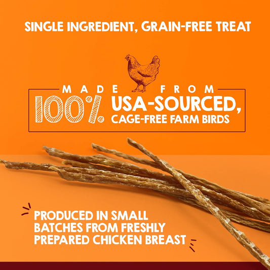 Riley'S Slims Chicken Sticks For Dogs - Usa Sourced Dehydrated Chicken Dog Treats - Chicken Strips Dog Jerky Treats Made In The Usa - 2 Pack