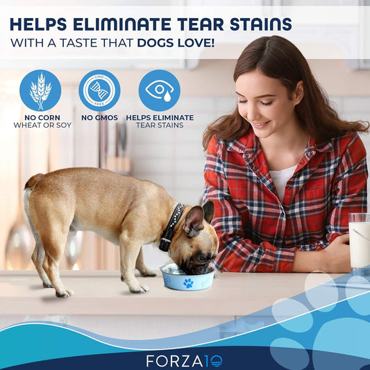 Forza10 Sensitive Tear Stain Grain Free Dry Dog Food, Healthy Dry Dog Food Formulated To Reduce Dog Tear Stain, Dog Eye Care And Tear Stain Remover (25 Pounds)