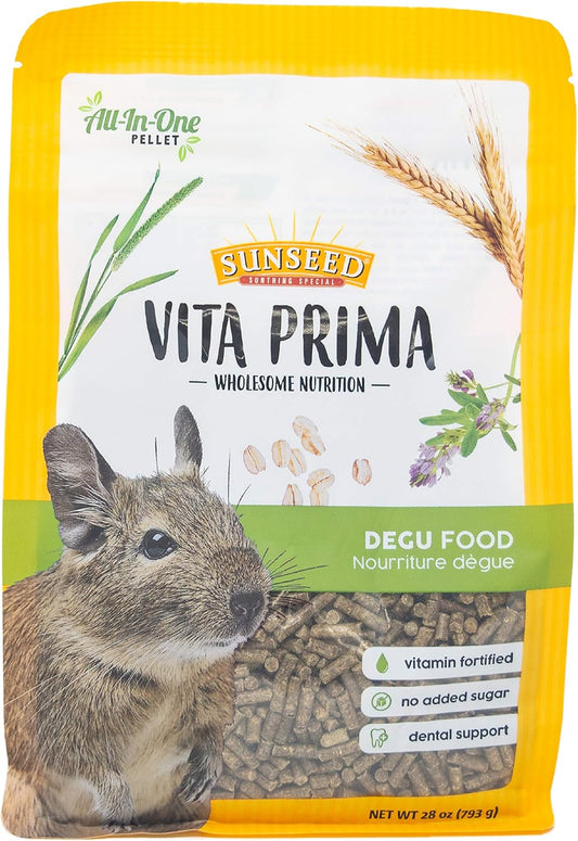 Sun Seed Company Sunscription Vita Exotics Prima Degu Formula, 28-Ounce : Pet Food : Pet Supplies