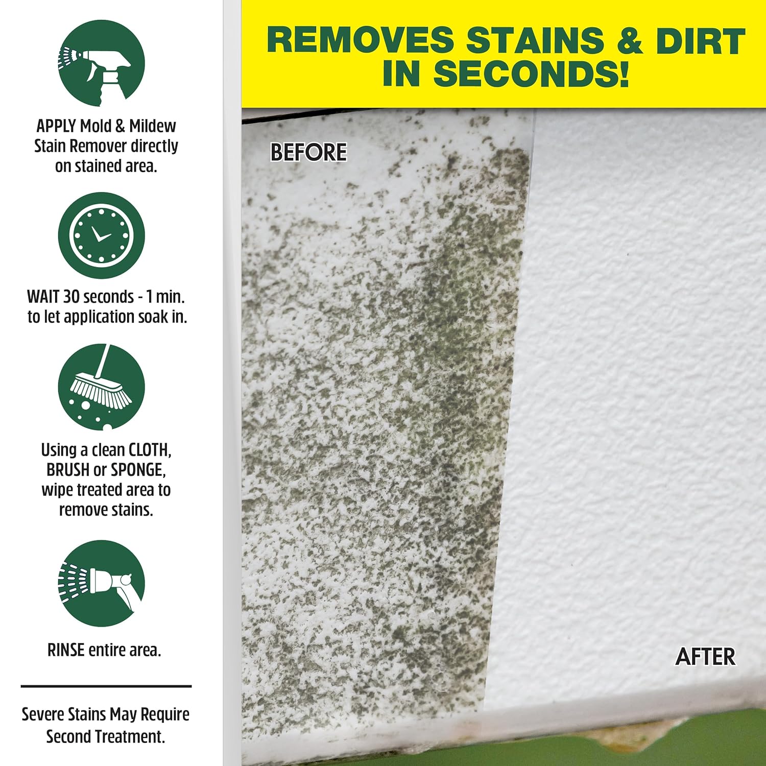 STAR BRITE Professional Grade Mold & Mildew Stain Remover - 32 OZ (120032) : Health & Household