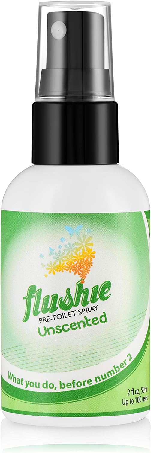 Flushie Pre-Toilet Sprays for Poop Travel Size Toiletries Bathroom Spray for Poop Spray for Toilet Deodorizer Traveling Essentials Poop deodorizer Poop Odor eliminator : Health & Household