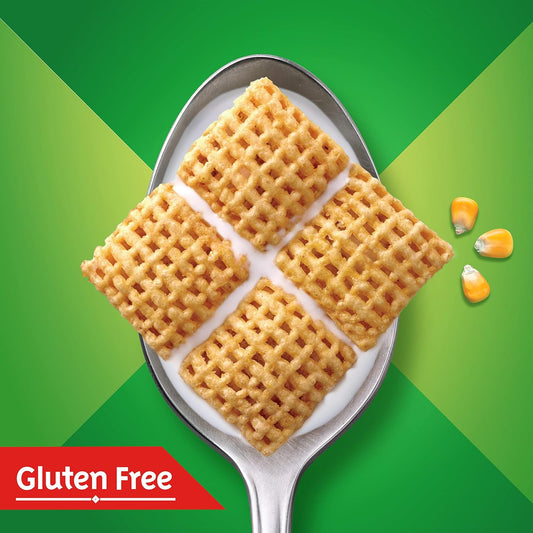 Corn Chex Gluten Free Breakfast Cereal, Made with Whole Grain, 12 oz