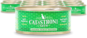 Fromm Cat-A-Stroni Lamb & Vegetable Stew Cat Food - Premium Wet Cat Food - Lamb Recipe - Case Of (12) 5.5 Oz Cans