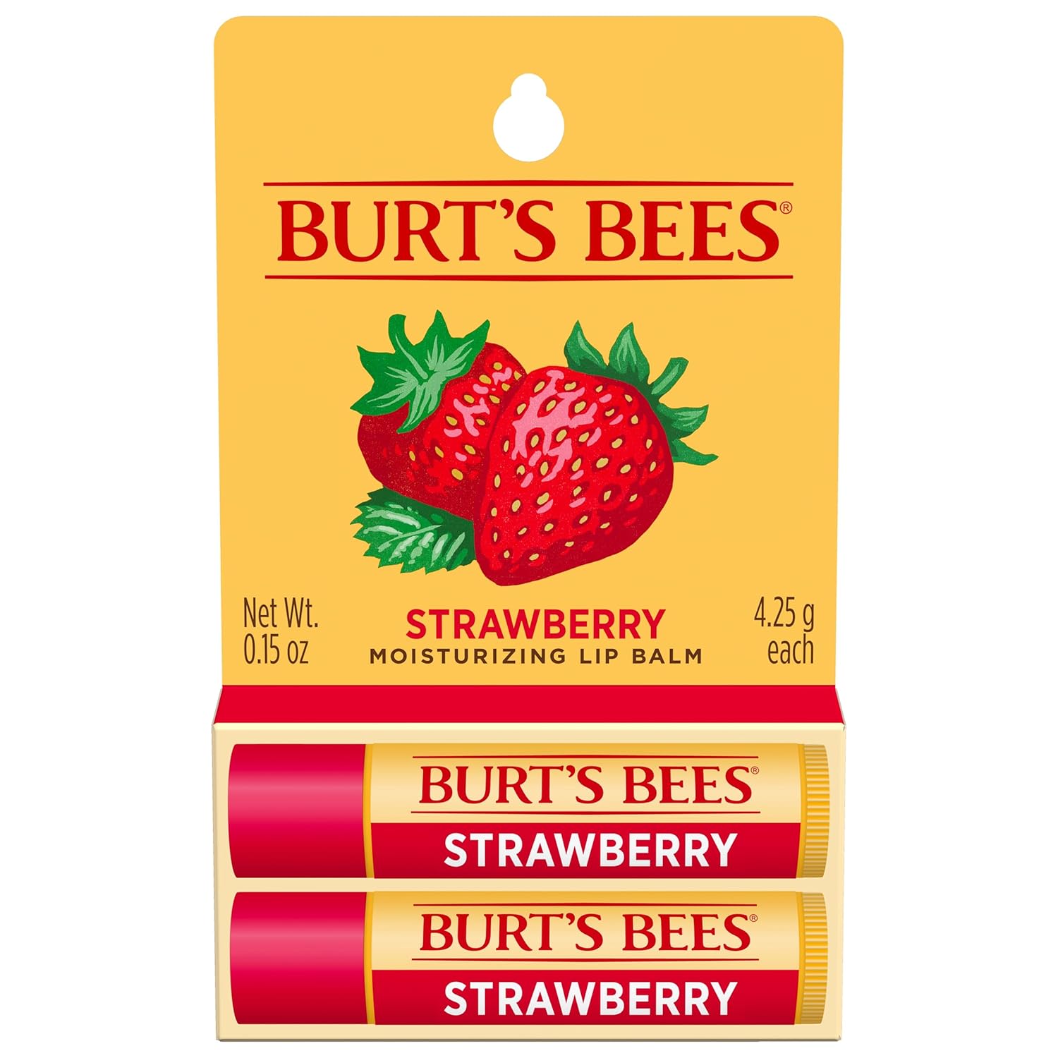 Burt'S Bees Lip Balm, Lip Moisturizer With Responsibly Sourced Beeswax, With Vitamin E & Peppermint Oil, Natural Origin Moisturizing Care, 1 Tube, 0.15 Oz