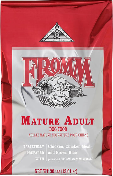 Fromm Classic Mature Adult Dog Food - Senior Dry Dog Food For Large, Medium, & Small Breeds - Chicken Recipe - 30 Lb