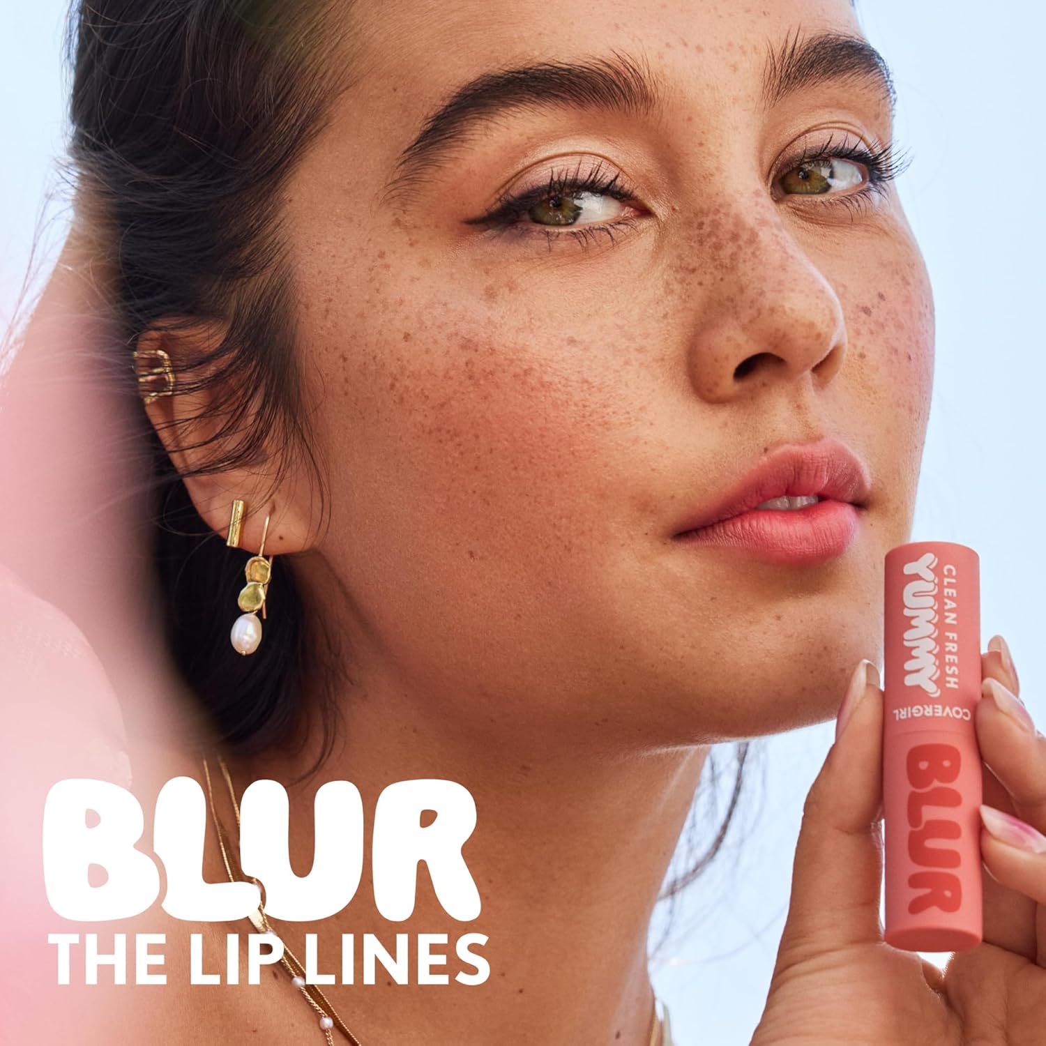 Covergirl Clean Fresh Yummy Blur Lipstick, Blurring Effect, Matte Lip Color, Fresh Pear Flavored, Vegan Formula - 220 Pear-Fectly (Soft Pink Nude) : Beauty & Personal Care