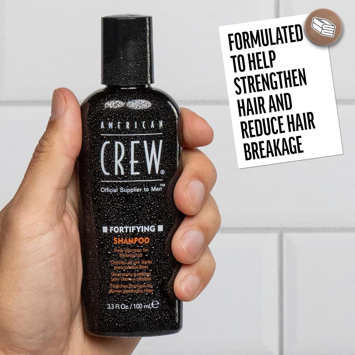American Crew Men'S Shampoo, Fortifying For Thinning Hair, Refreshes Scalp, 33.8 Fl Oz : Beauty & Personal Care