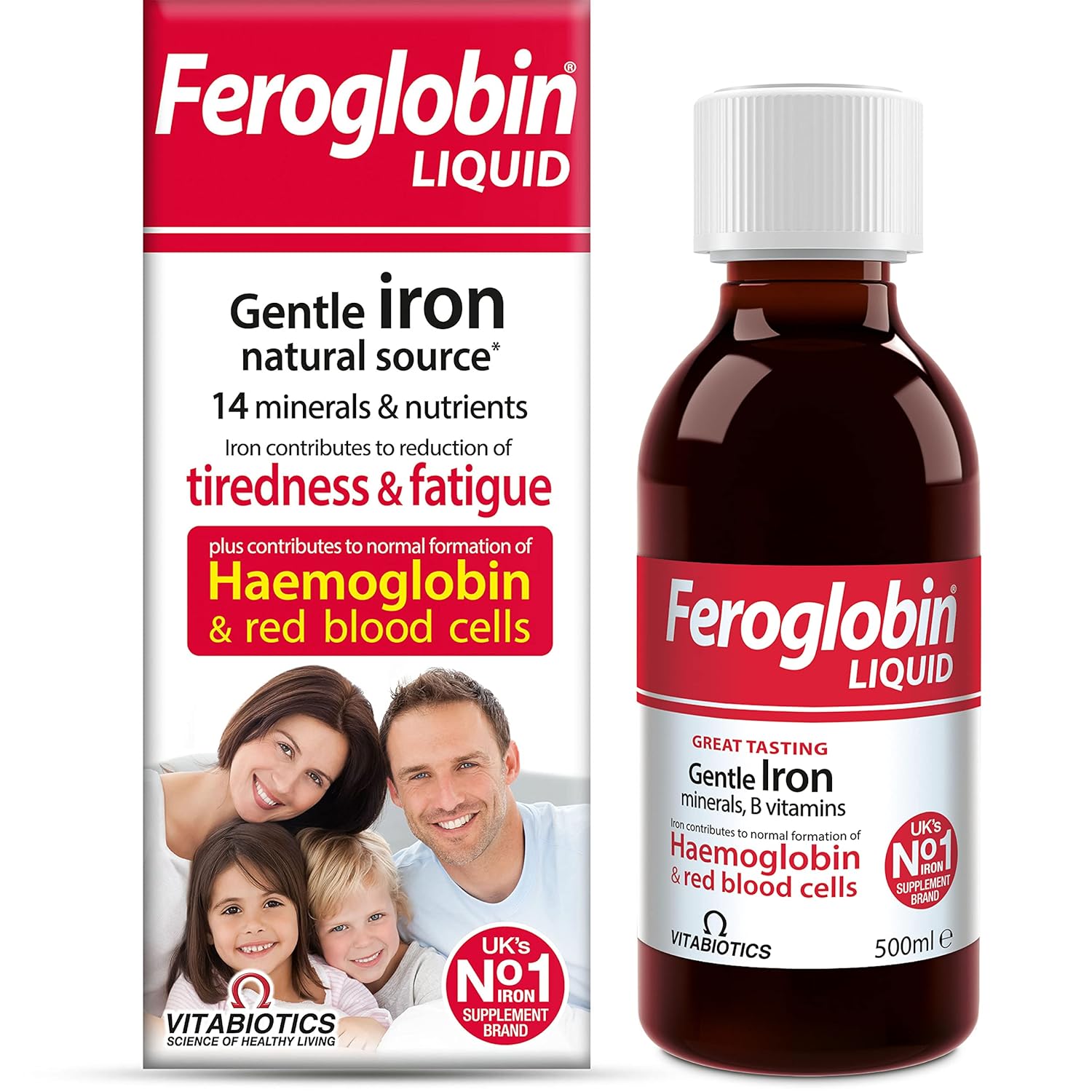 Vitabiotics Organic Feroglobin Liq 500ml