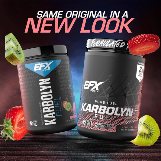 Efx Sports Karbolyn Fuel | Fast-Absorbing Carbohydrate Powder | Carb Load, Sustained Energy, Quick Recovery | Stimulant Free | 19 Servings (Cherry Bomb)