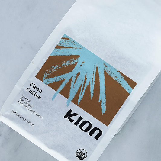 Kion Organic Ground Coffee | Best Tasting, Purest, Highest Antioxidant, Healthiest Coffee | Dark Roast
