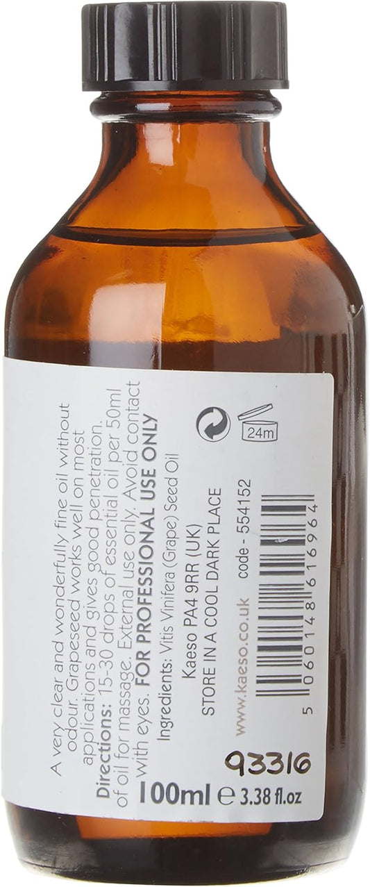 Kaeso Aromatherapy - Grapeseed Carrier Oil 100Ml
