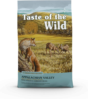 Taste Of The Wild Grain Free High Protein Real Meat Recipe Appalachian Valley Premium Dry Dog Food, 28 Lb