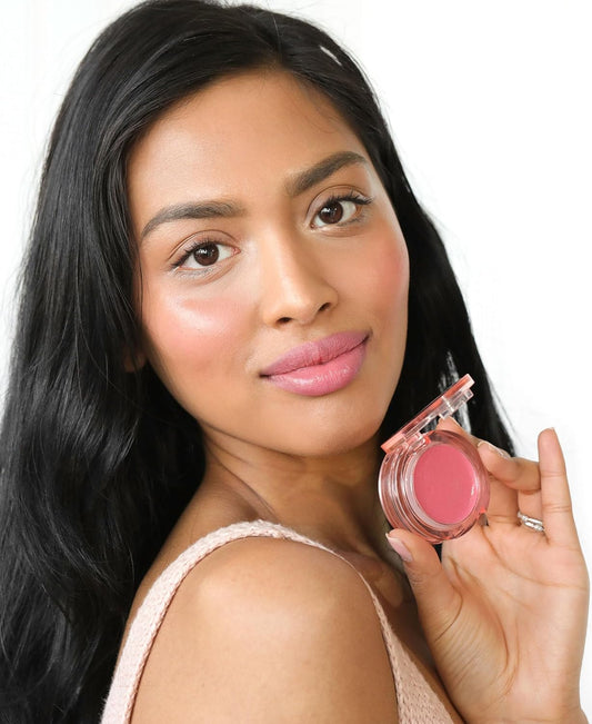 Wander Beauty Double Date Lip & Cheek - Suite Talker/Swipe - 4-In-1 Cream Blush & Tint - Blush, Moisturizer, Balm & Eye Gloss - Multitasking Eye, Cheek & Makeup With Green Tea - 0.07 Oz