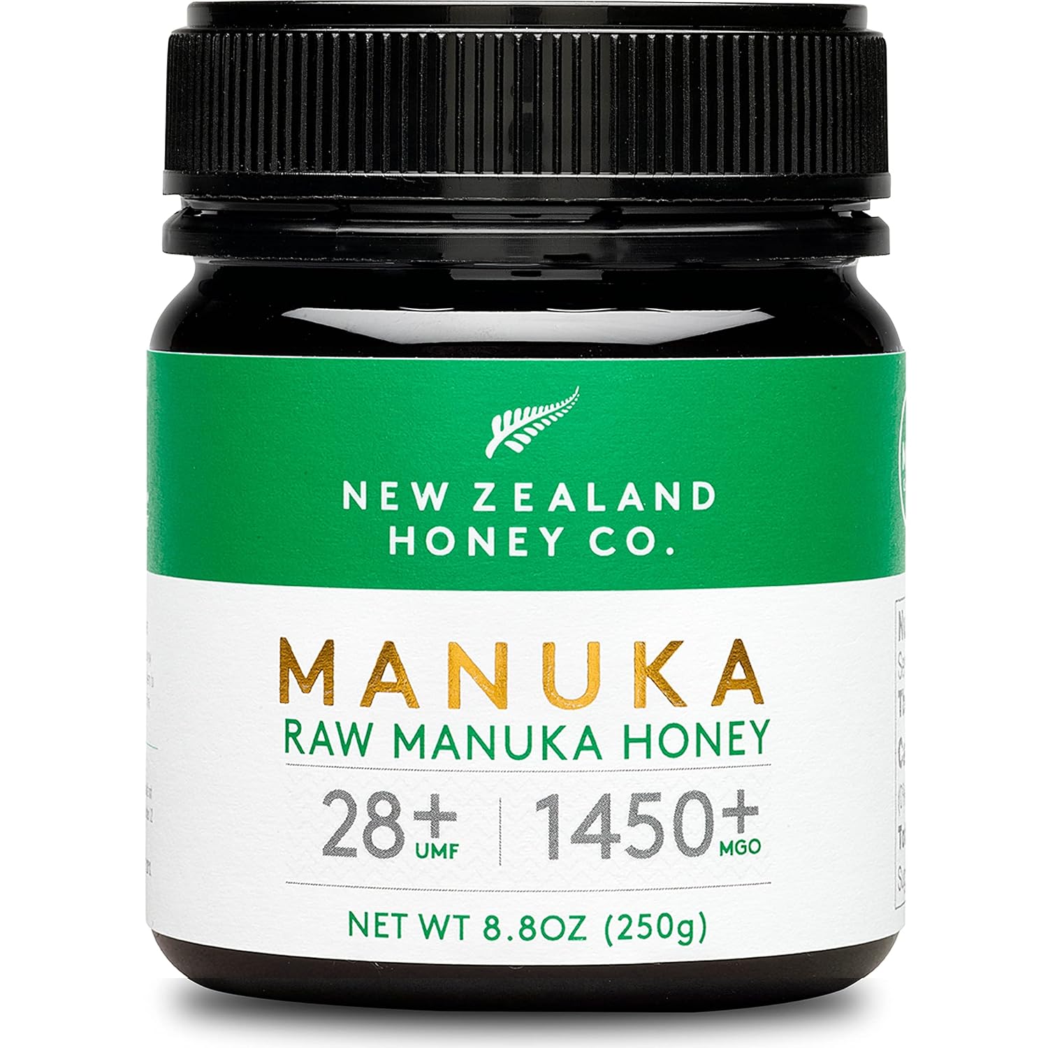 New Zealand Honey Co. Raw Manuka Honey Umf 28+ | Mgo 1450+, Umf Certified / 8.8Oz