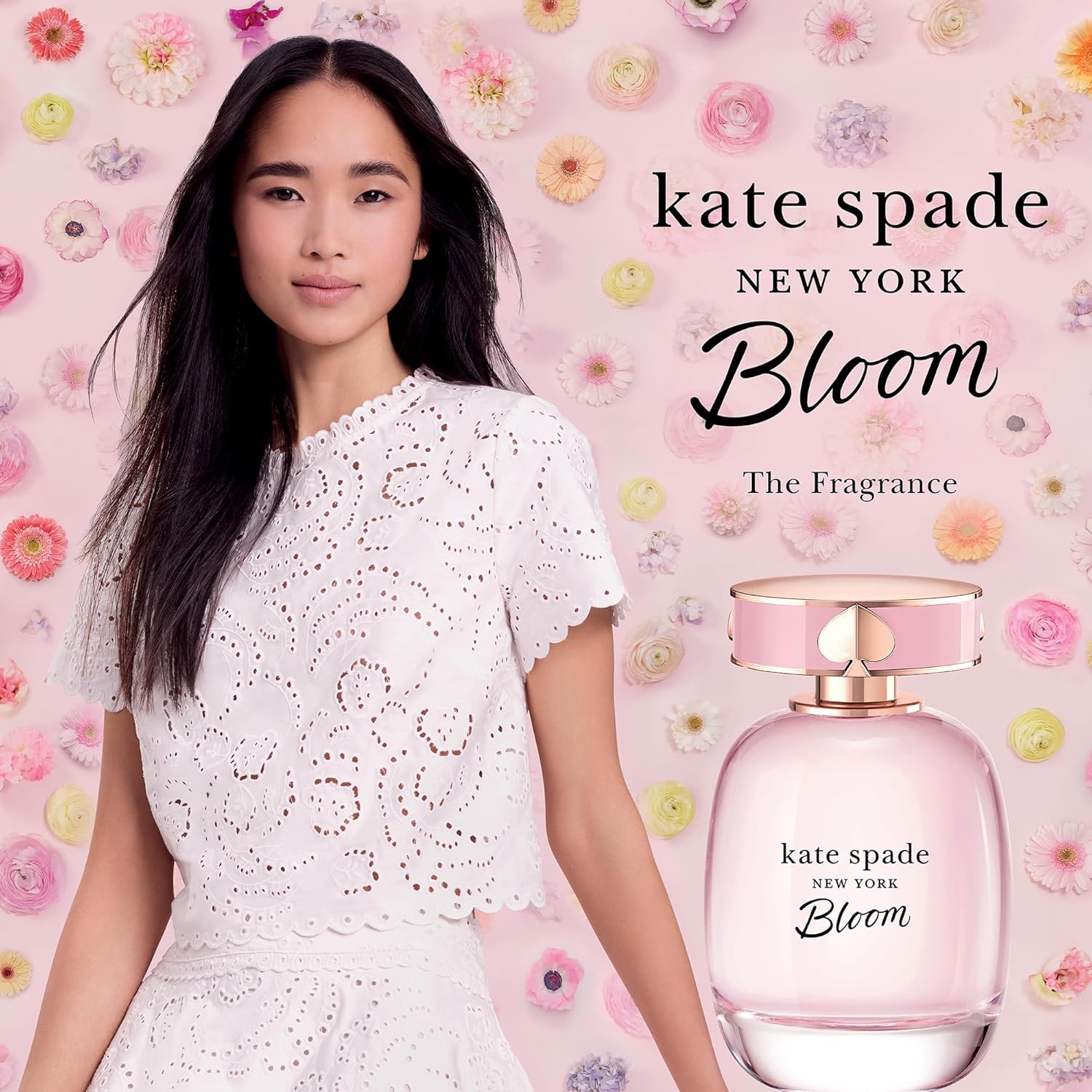 Kate Spade New York - Bloom Eau De Toilette Purse Spray - Women'S Perfume - Floral & Musky - With Notes Of Granny Smith Apple, Orange & White Camelia - 0.33 Fl Oz : Beauty & Personal Care