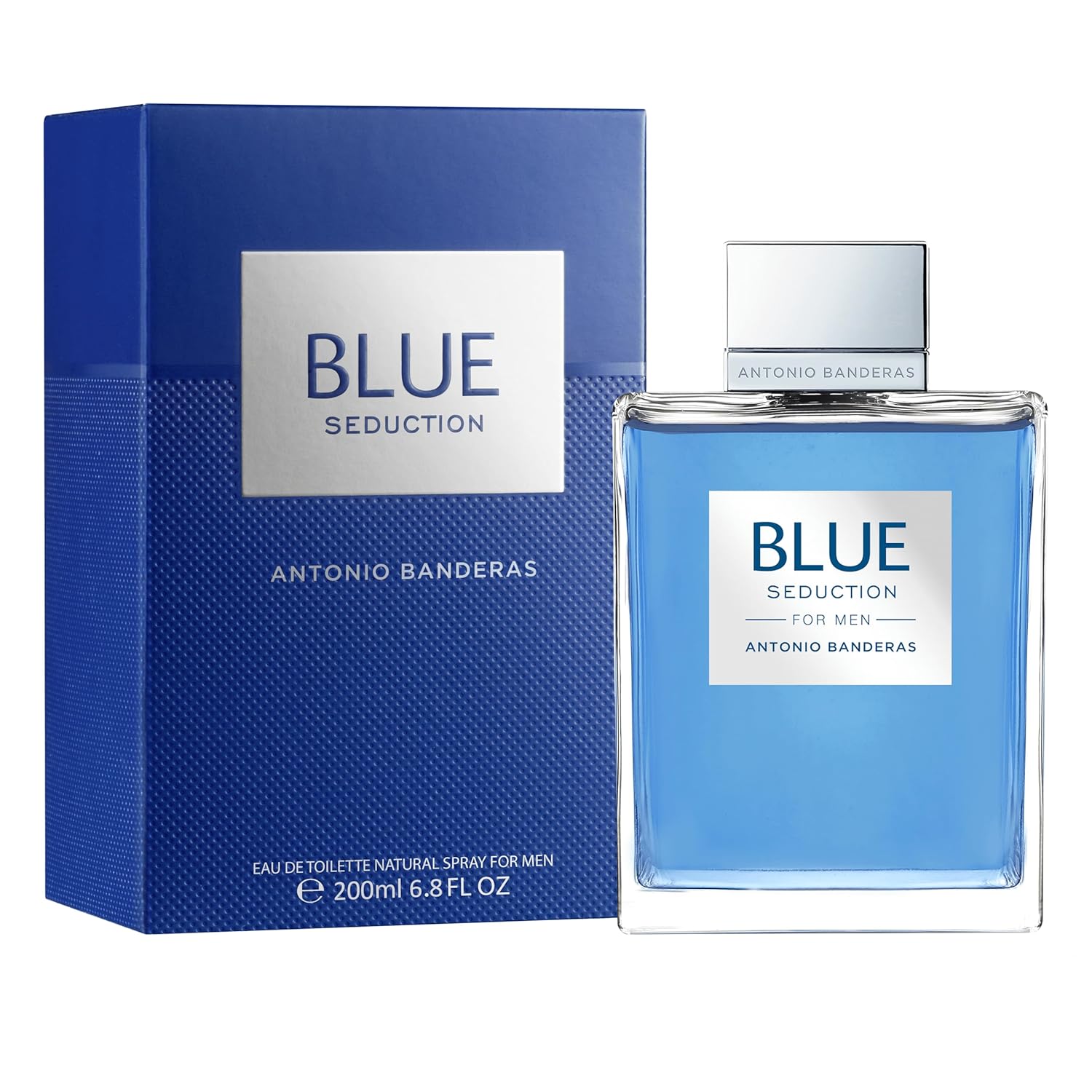 Antonio Banderas Perfumes - Blue Seduction - Eau De Toilette For Men - Long Lasting - Fresh And Casual Fragance - Ideal For Day Wear - 6.7 Fl. Oz