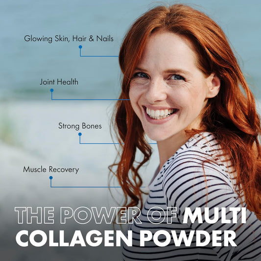 Incite Nutrition Chocolate Flavoured Multi Collagen Powder 200G Source Of Collagen Type 1 2 3 And 5. Essential Nutritional Supplement For Skin, Joints, Bones, Hair, Nails, And Muscle Recovery