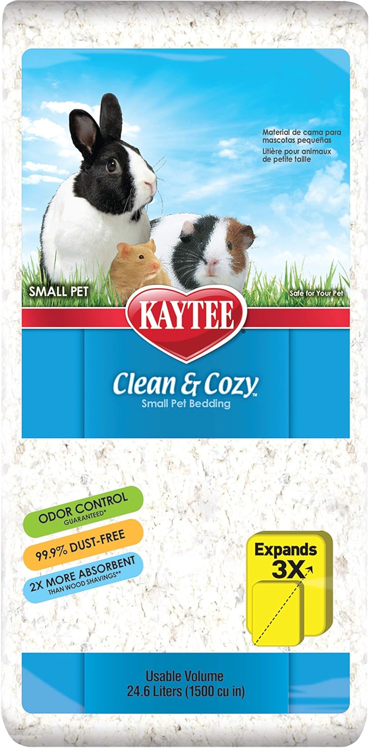 Kaytee Clean & Cozy White Small Animal Pet Bedding 24.6 Liters