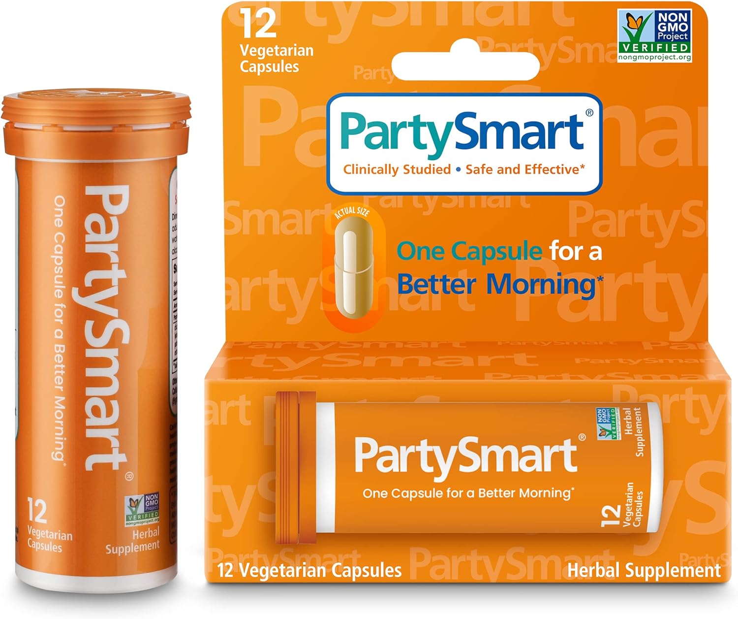 Himalaya Partysmart, One Capsule For A Better Morning, Plant-Based, Liver Support, Better Morning After Drinking, Clinically Studied, Non-Gmo Project Verified, 12 Capsules