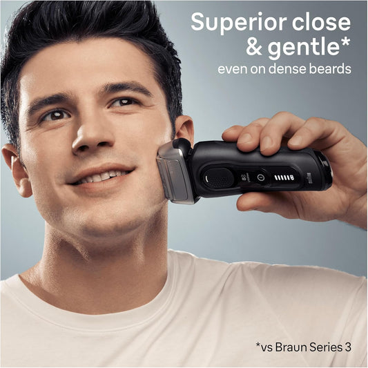 Braun Series 8 Electric Shaver, Men'S Foil Shaver With Smartcare Center, Wet & Dry Electric Razor, Made In Germany, Braun 8560Cc, Black