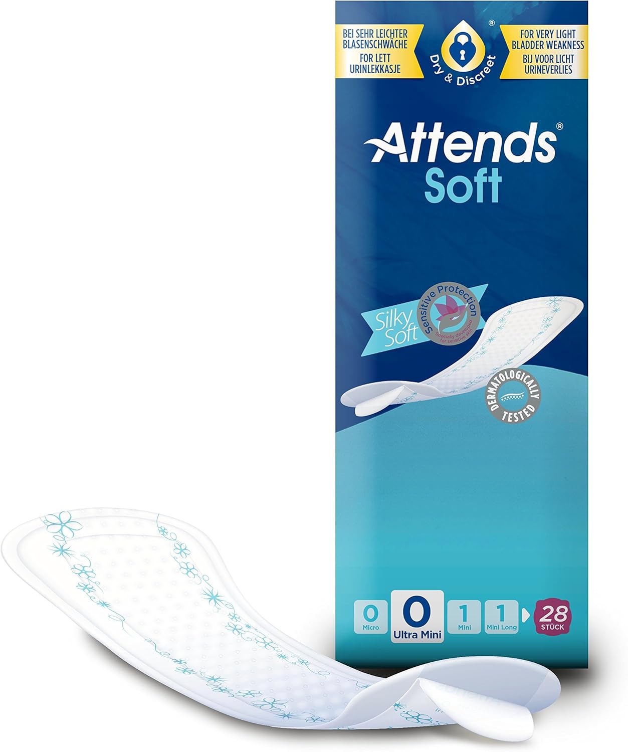 Attends Soft 0 Ultra Mini (50Ml) 28 Pack Incontinence Protection