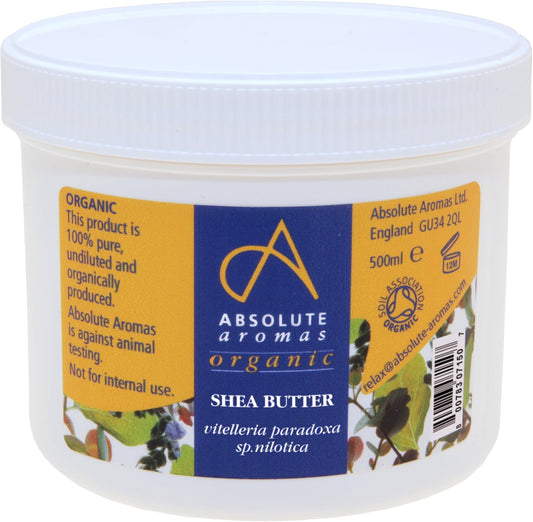 Absolute Aromas Organic Shea Butter 500ml : Amazon.co.uk: Beauty