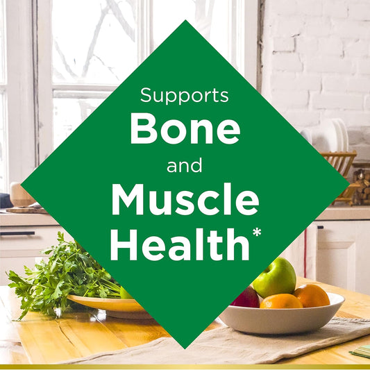 Nature'S Bounty Magnesium, 500 Mg Coated Tablets, Mineral Supplement, Supports Bone And Muscle Health, Gluten Free, Vegetarian, 100 Count (Pack Of 3)