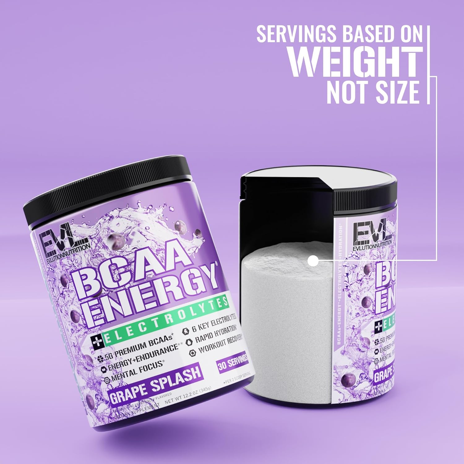 Evl Bcaas Amino Acids Powder - Bcaa Energy Pre Workout Powder For Muscle Recovery Lean Growth And Endurance - Rehydrating Post Workout Recovery Drink With Natural Caffeine - Watermelon : Health & Household