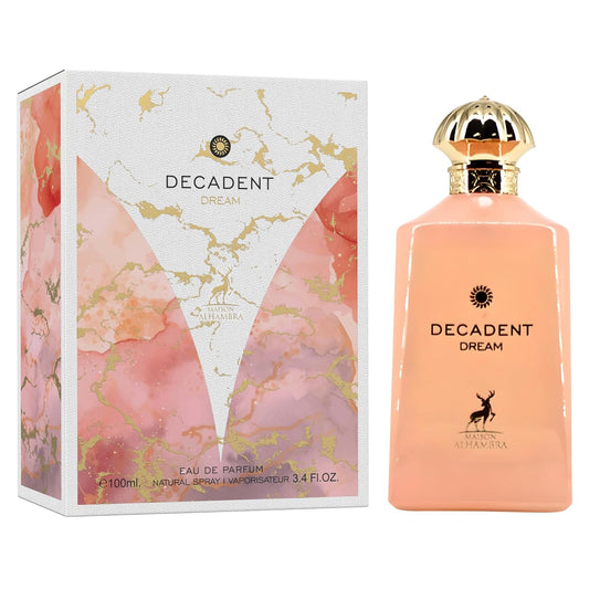 Maison Alhambra Decadent Dream Eau De Parfum Spray - 100Ml (3.4 Oz), Sweet Floral Blend With Warm Resinous Depth & Creamy Opulent Finish, Long-Lasting Fragrance For Women & Men