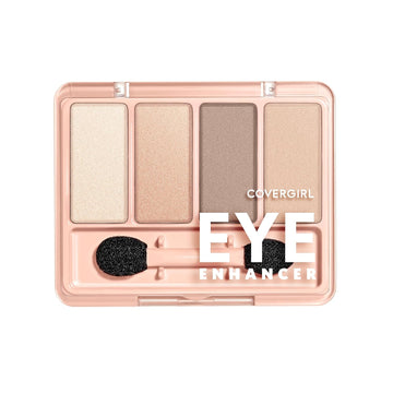 Covergirl - Eye Enhancers 4-Kit Eyeshadow, Silky, Sheer Formula, Double Ended Applicator, 100% Cruelty-Free