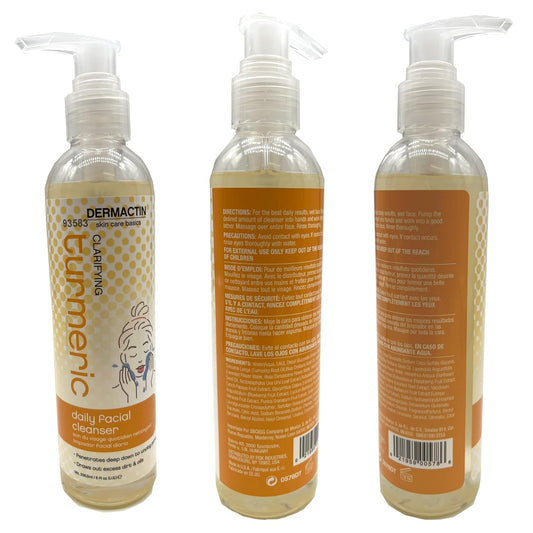 Dermactin-Ts Turmeric Cleanser Daily Facial Cleanser 8 Ounce