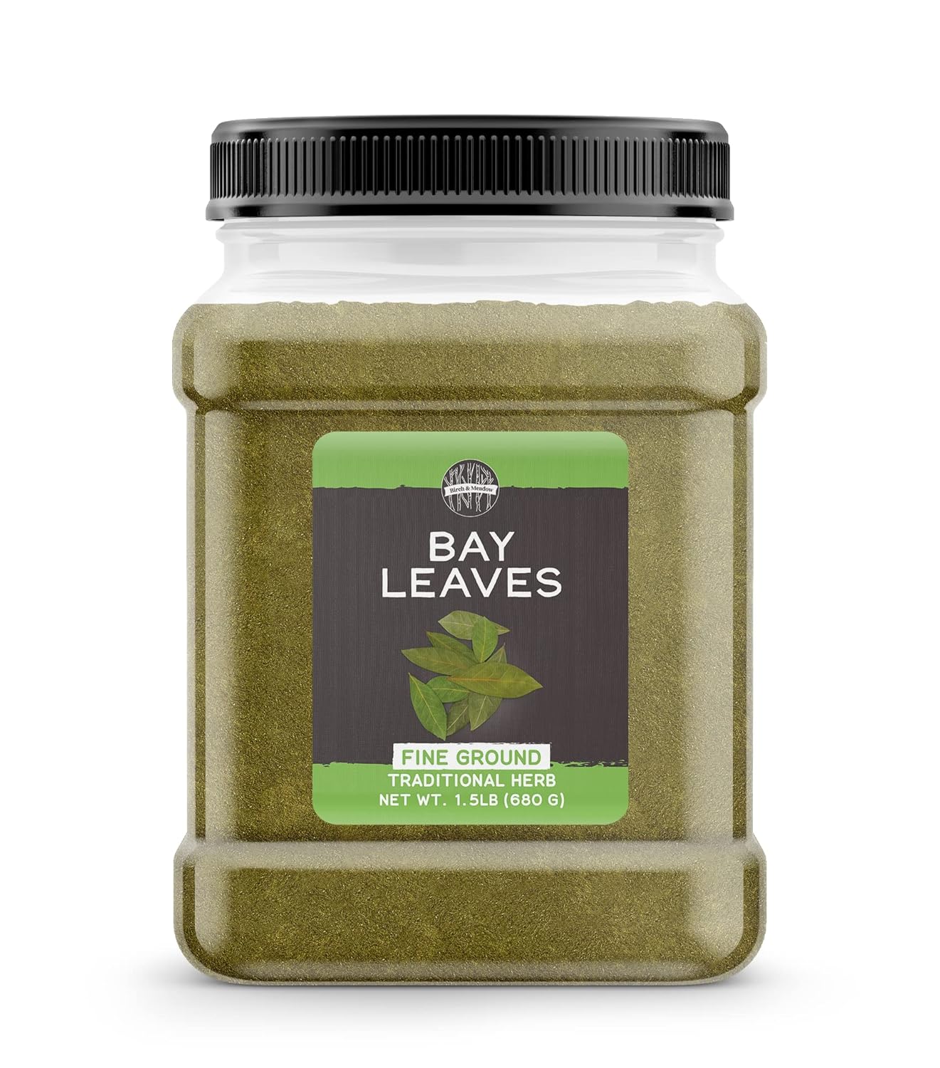 Birch & Meadow 1.5 Lb Of Ground Bay Leaf, Soups & Stews, Savory Flavor