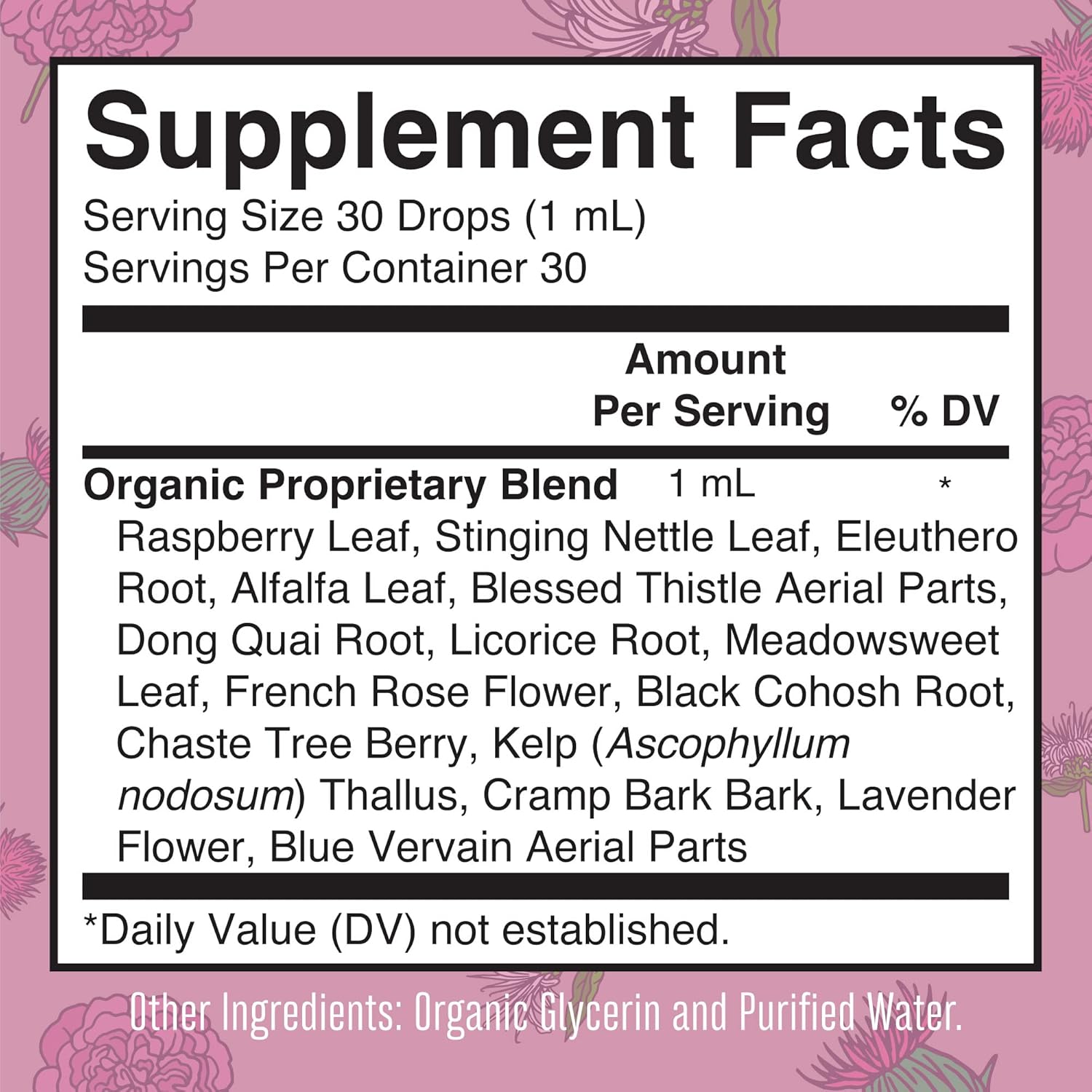 MaryRuth Organics USDA Organic Women's Wellness Liquid Herbal Supplements | Includes Stinging Nettle, Raspberry Leaf, Eleuthero Root, Chaste Tree Berry | Menstrual Support | Non-GMO, Vegan