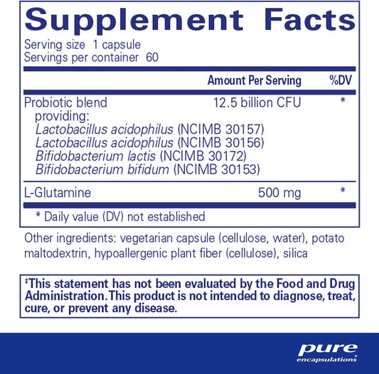 Pure Encapsulations PureBi•Ome G.I. | Hypoallergenic Multi Strain Probiotic Blend for G.I. Comfort and Health | 60 Capsules