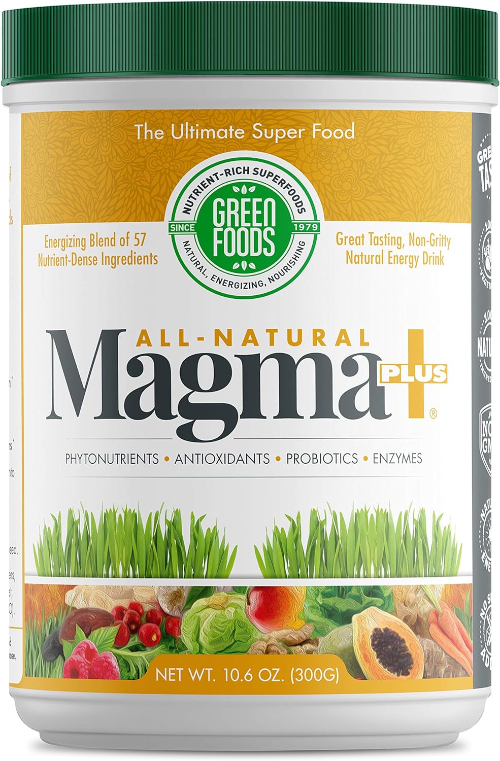 Green Foods Magma Plus Powder 10.6 Ounces