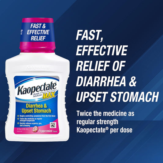 Kaopectate Max Peppermint 8Oz
