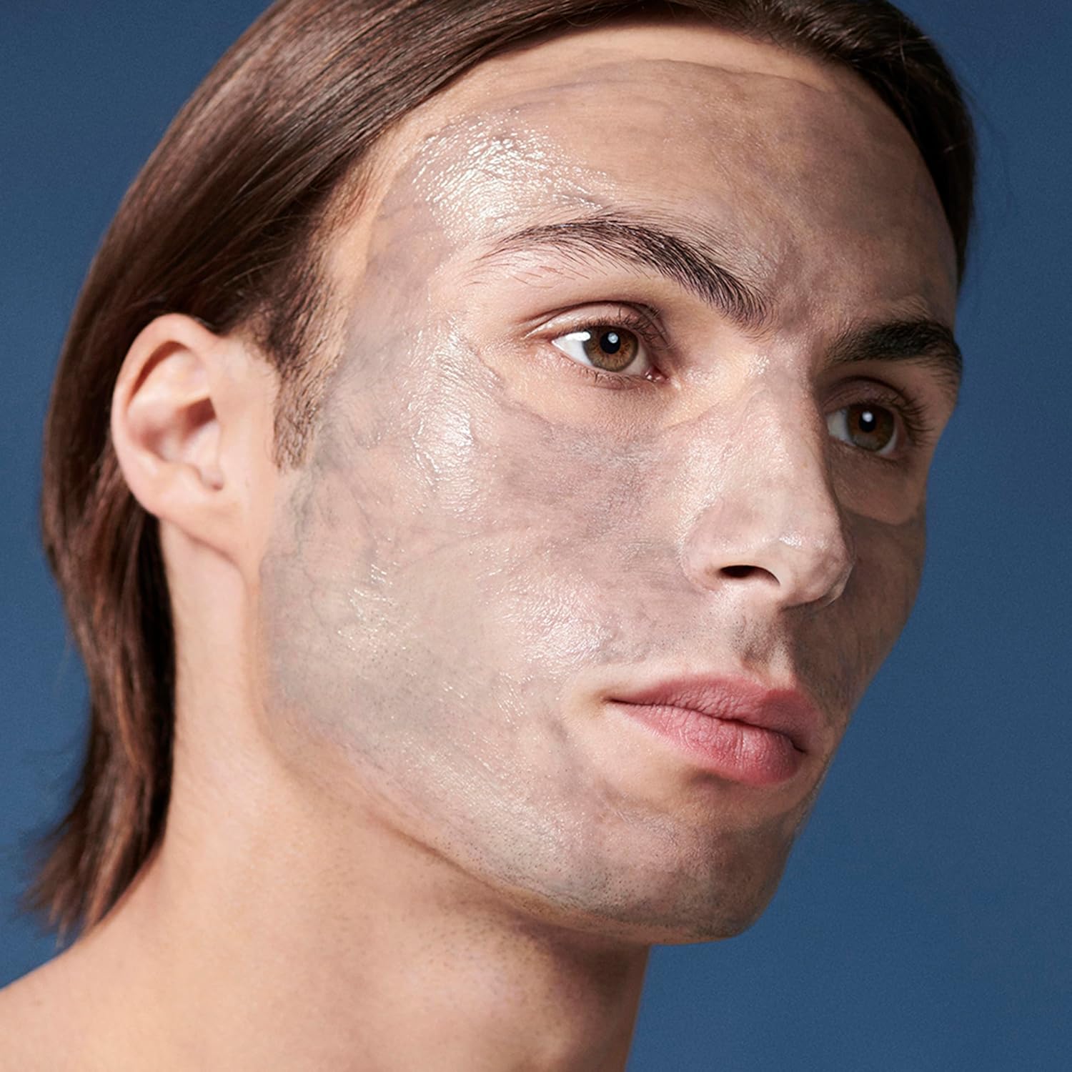 Biotherm Homme Force Supreme Black Mask, Recovering & Anti-Aging Night Mask For Men With Dark Cultivated Algae And Blue Algae, Plumps And Energizes The Skin, Smoothes Wrinkles Overnight, 1.7 Fl. Oz. : Beauty & Personal Care