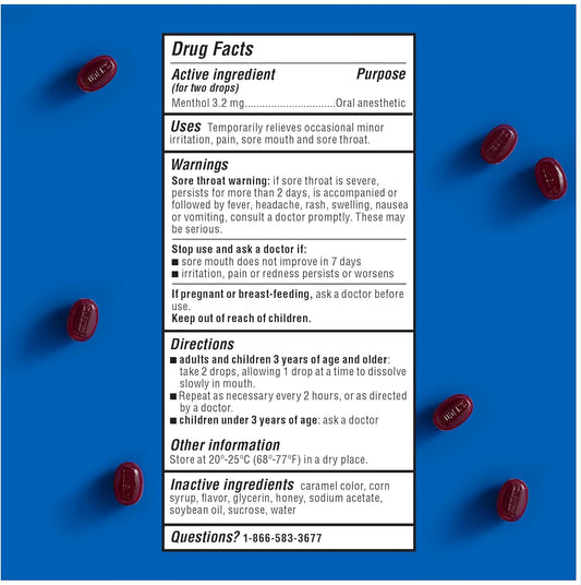 Luden'S Wild Cherry Throat Drops | Deliciously Soothing | 30 Drops | 1 Bag