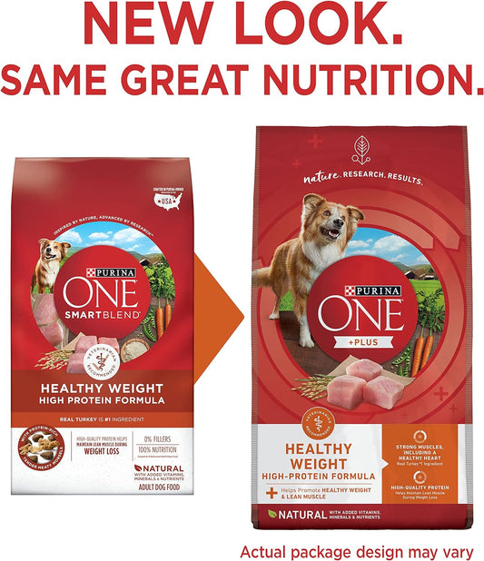Purina ONE Plus Healthy Weight High-Protein Dog Food Dry Formula - 40 lb. Bag