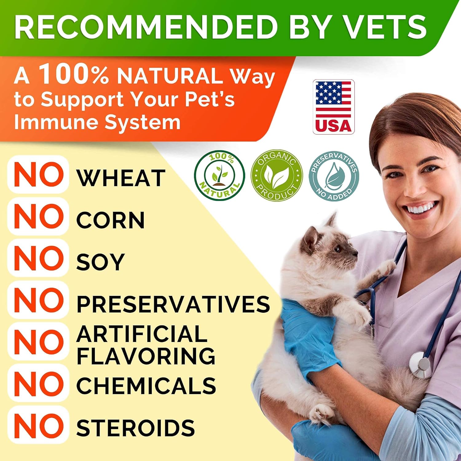 Probiotics Powder for Cats and Dogs - All Natural Supplement - Digestive Enzymes + Prebiotics - Relieves Diarrhea, Upset Stomach, Gas, Constipation, Litter Box Smell, Skin Allergy -4oz (Pack of 2) : Pet Supplies