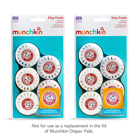 Munchkin® Arm & Hammer Nursery Fresheners, Assorted Scents of Lavender or Citrus, 10 Count