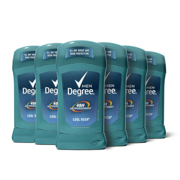 Degree Original Antiperspirant Deodorant Cool Rush 48-Hour Sweat & Odor Protection Antiperspirant For Men 2.7 Oz